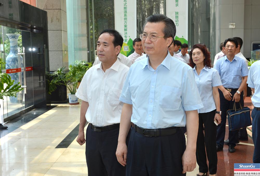 陕西省委常委、西安市委书记王永康来太阳娱乐调研