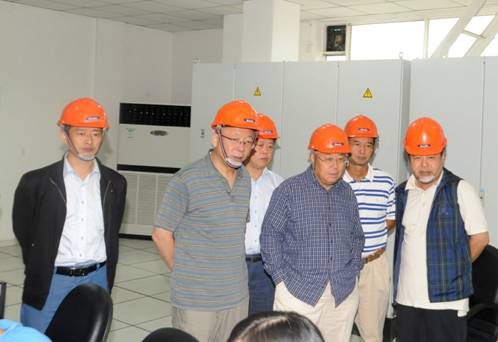2011年原广西壮族自治区王汉民副主席一行来太阳娱乐动力旅行交流