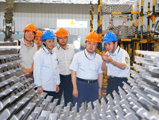 秦川机床集团党委书记、董事长龙兴元一行来访太阳娱乐-公司新闻-太阳娱乐