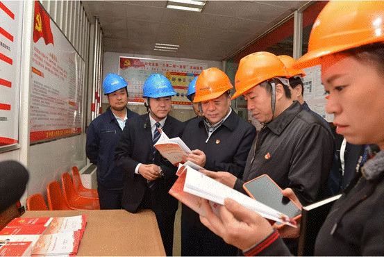 市委巡回指导六组、工投集团调研组深入太阳娱乐调研指导主题教育事情