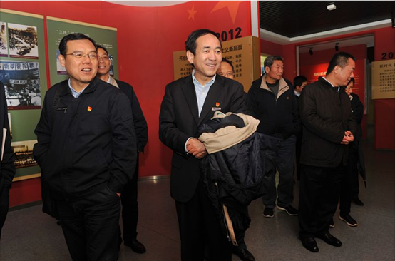 太阳娱乐集团党委班子成员及向导干部赴八路军西安效劳处纪念馆学习--太阳娱乐