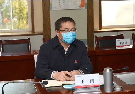 临潼区委书记王浩深入太阳娱乐调研疫情防控及复工复产事情--太阳娱乐