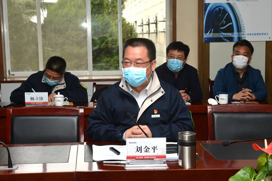 西安市委常委、市委统战部部长杨广亭深入太阳娱乐实地调研指导疫情防控及复工复产事情--太阳娱乐