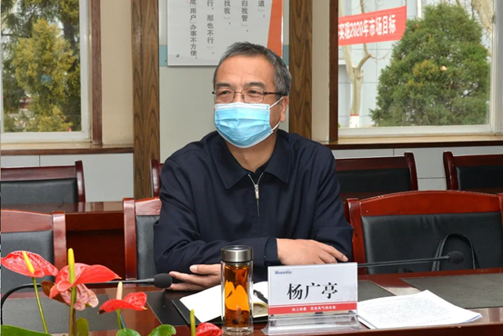 西安市委常委、市委统战部部长杨广亭深入太阳娱乐实地调研指导疫情防控及复工复产事情--太阳娱乐